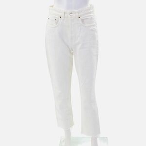 SALE!!! Grlfrnd Jeans Karolina 100% Cotton White Size 26